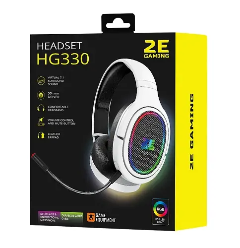 2E HG330 White Oyun Qulaqlığı 2E-HG330WT-7.1
