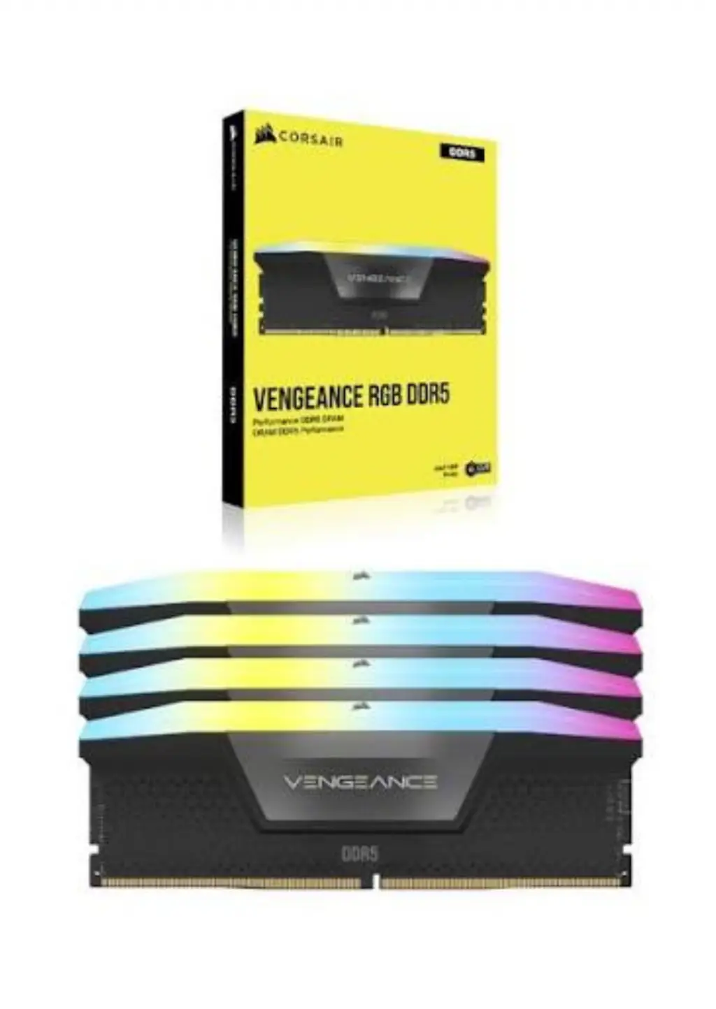 PC RAM Corsair RAM Corsair Vengeance RGB 64GB (4x16GB) DDR5 6400MHz