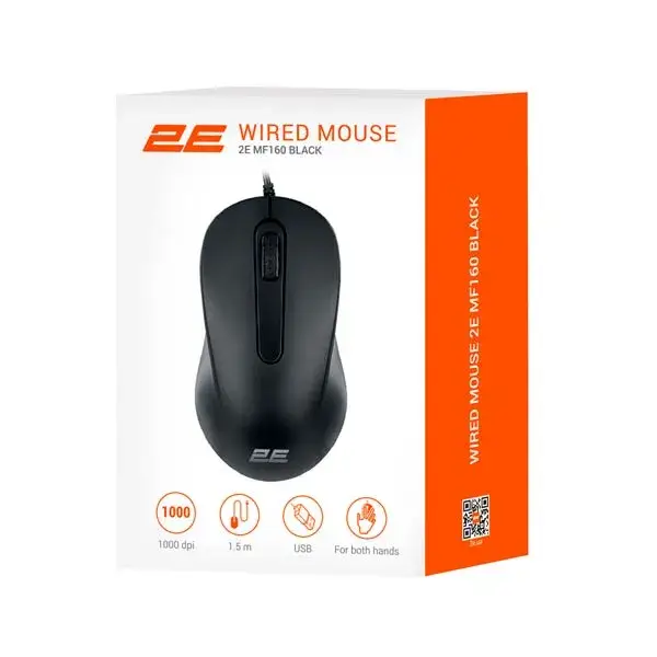 2E MF160 Black USB Mouse 2E-MF160UB