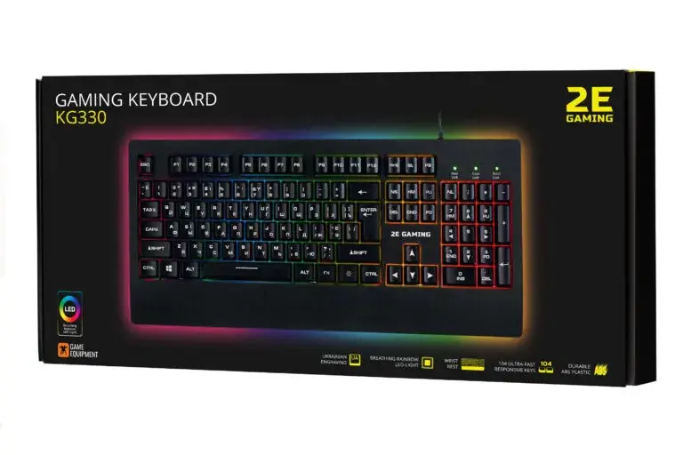 2E Gaming Keyboard KG330 LED Black ( 2E-KG330UBK )