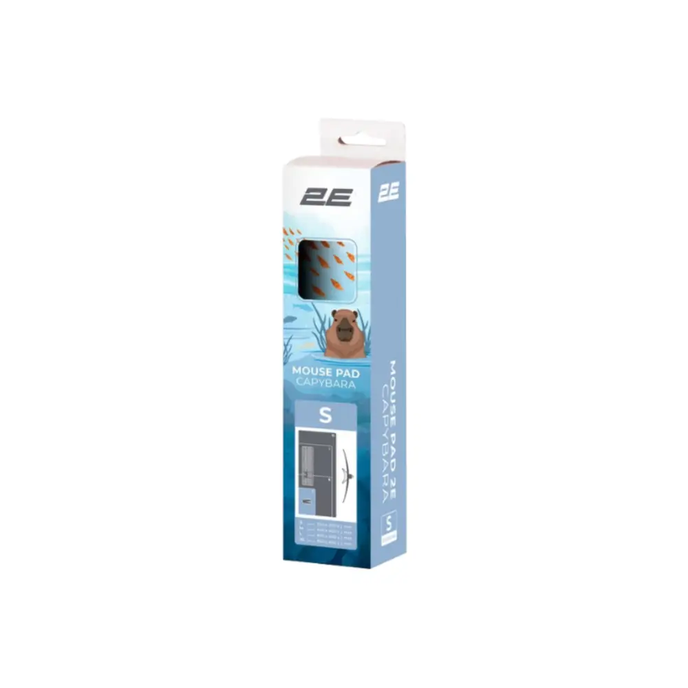 2E Mouse Pad CAPYBARRA, blue (2E-PAD-S-CAPY-BLUE)
